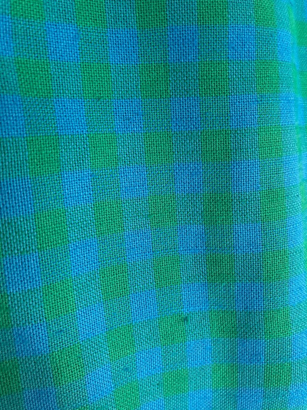 J Crew Green Blue Plaid Viscose Pencil Skirt Size 4